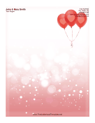 Heart Balloons Sparkle