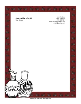 Archeology Letterhead Letterhead Template