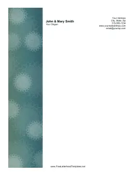 Blooms Letterhead Letterhead Template