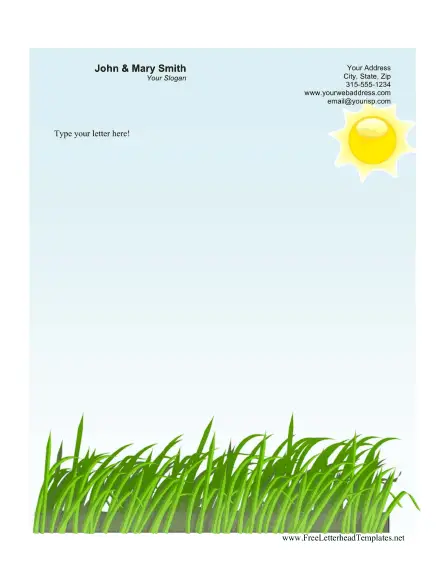 Agriculture Business Letterhead Letterhead Template