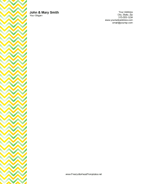 Chevron Letterhead Letterhead Template