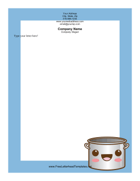 Happy Pot Letterhead Letterhead Template