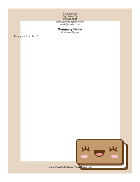 Ice Cream Sandwich Letterhead Letterhead Template