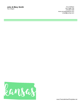 Kansas Letterhead Letterhead Template