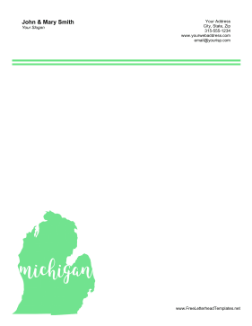 Michigan Letterhead Letterhead Template