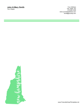 New Hampshire Letterhead Letterhead Template