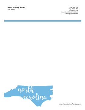 North Carolina Letterhead Letterhead Template