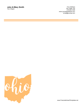 Ohio Letterhead Letterhead Template