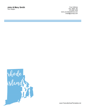 Rhode Island Letterhead Letterhead Template