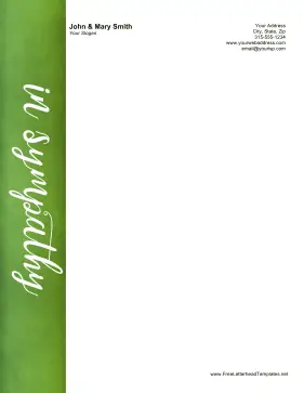 Sympathy Letterhead Letterhead Template