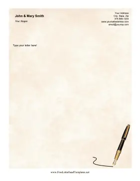 Writing Letterhead Letterhead Template