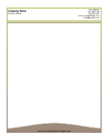 Business Letterhead Letterhead Template