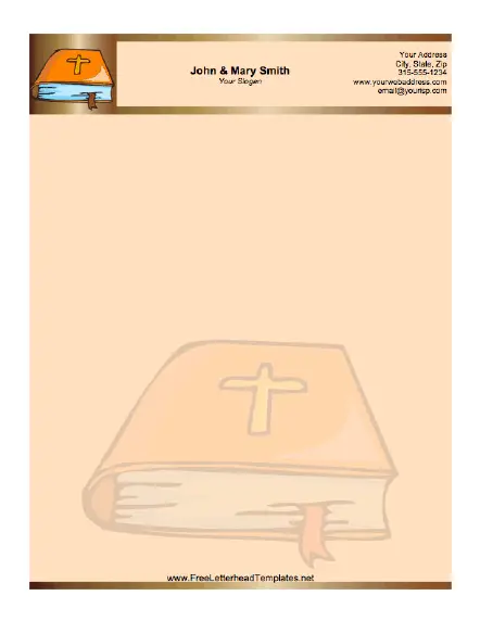 Bible Letterhead Letterhead Template