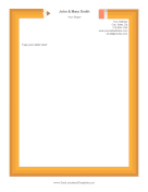 Pencil Border letterhead template